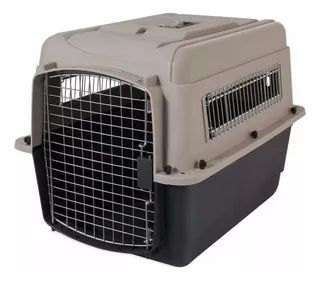 Petmate Vari Kennel Ultra 40 taupe y negro