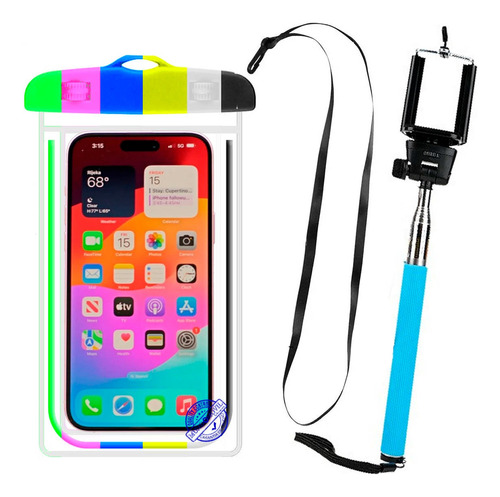 Funda Estuche Sumergible Celular Impermeable Para Agua Y +