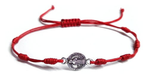 Pulsera Roja 7 Nudos San Benito Protección Amuleto