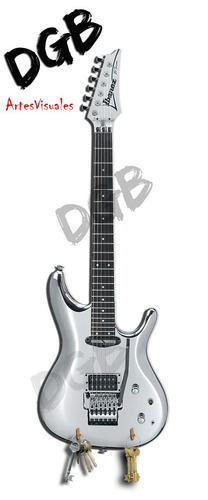 Porta Llaves Ibanez Joe Satriani Js1cr30 Chrome Boy 30cm