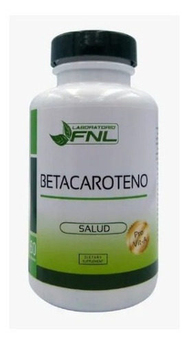Betacaroteno 60 Cápsulas 250 Mg. Para 2 Meses Piel Y Visión