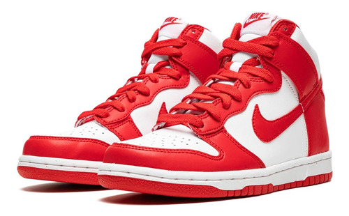 Nike Big Kid Dunk High Blanco University Rojo White Red