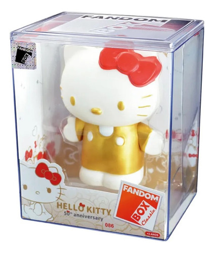 Boneco Colecionável Fandom Box Hello Kitty 50 Anos