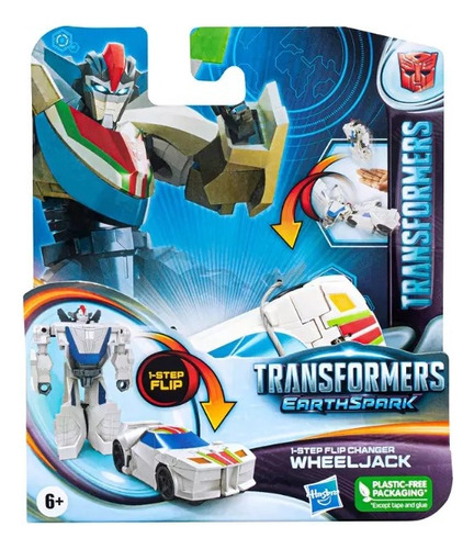 Transformers Figura Wheeljack Muñeco Earthspark Hasbro F6715