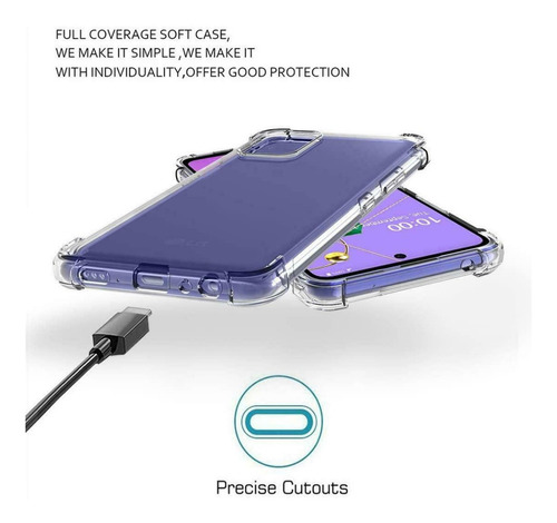 Estuche Protector Antichoque Alpha Para LG Q62 / K62 / K52