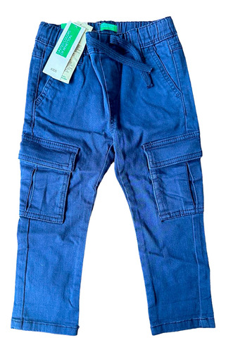 Pantalón Cargo Niño Azul Marino Talla 2 Años