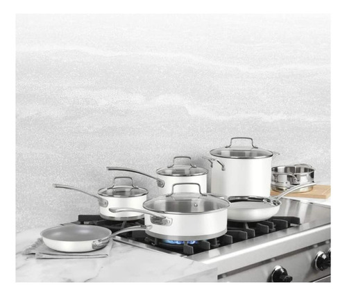 Juego De 11 Piezas Blancas Mate Para Cocina