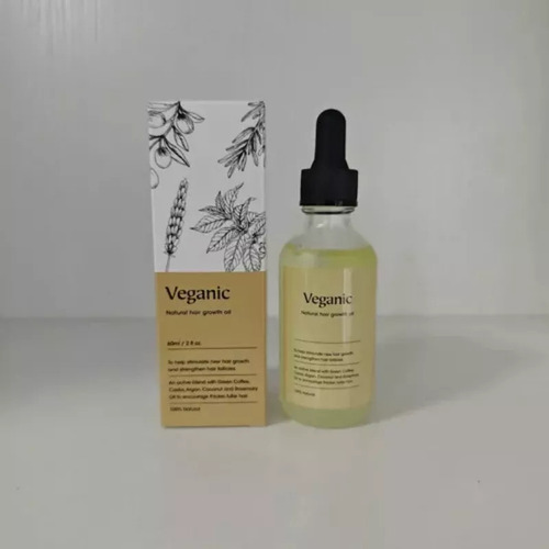4pcs Aceite Esencial Para Cuidado Del Cabello Veganic Hair