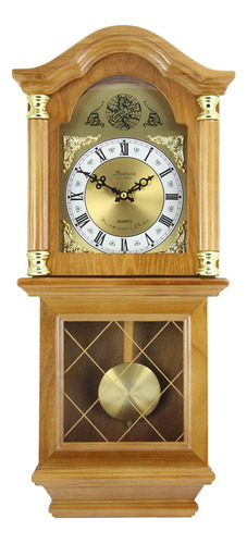 Bedford Clock Collection Reloj De Pared Con Pendulo Oscilant