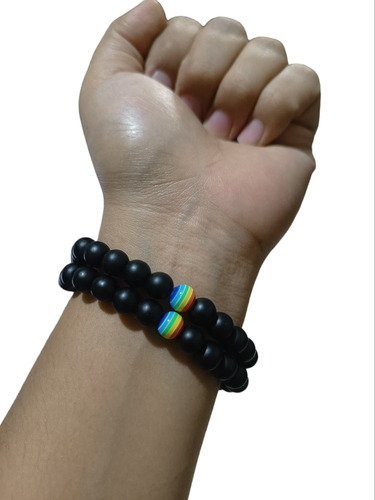 Pulsera Pareja Amigo Pride Orgullo Lgbt Amor Arcoiris Novios