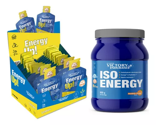 Combo Running Ciclismo Gel Energetico + Isotonica Victory Sabor Limón