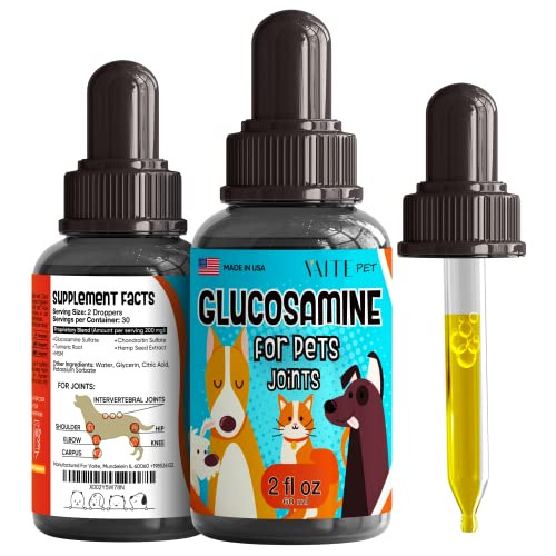 Gotas De Glucosamina Conjunta Para Mascotas - Ldg5y