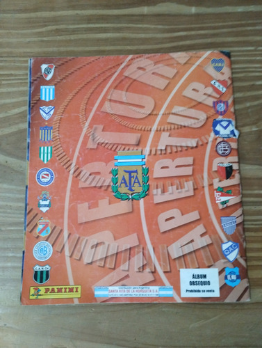 Álbum Oficial Apertura 2006. Panini. Detalle (Usado)