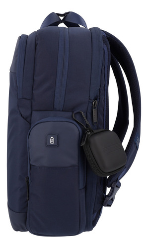 Mochila Ejecutiva Escolar Portalaptop Vanguard Vibe Color Azul Diseño De La Tela Lisa