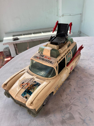 Auto Ecto 1 Original 1984 - Kenner + 3 Figuras Ghostbusters (Usado)