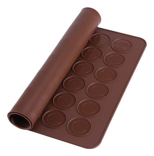 Plancha De Silicona Con Moldes Para 48 Macarrones Pastelería
