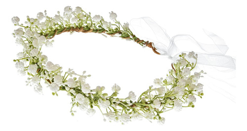 Diadema Artificial Para Beb Con Diseo De Flores De Novia, Eu