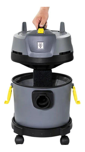 Aspirador De Pó E Líquido 1300w 15 Litros Nt 585 Karcher Cor Cinza