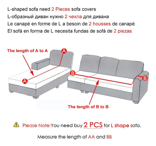 Funda Para Sillon Tipo L 2 Piezas Elastica Diseño Piedra