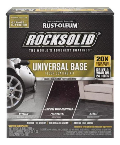 Resina Universal Rocksolid - Autonivelante Para Pisos Color Transpatente