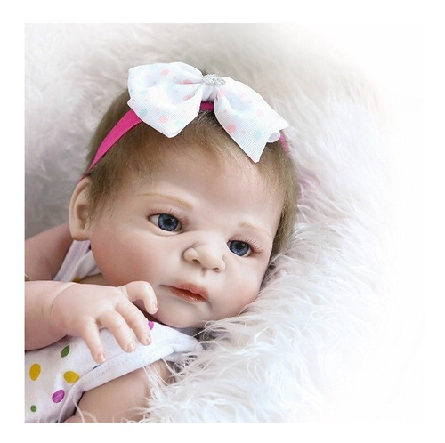 Bebe Reborn Semi Realista Completa Silicona De Vinilo