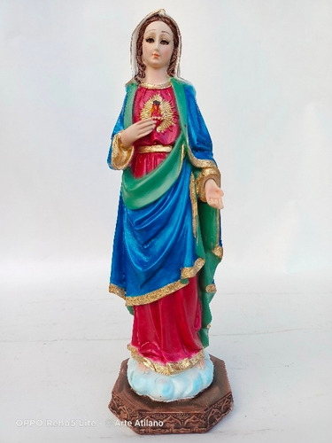 Santísima Virgen Del Sagrado Corazón De Jesús 30 Cm Figura 