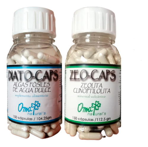 Zeolita + Diatomeas Detox 2 Pack En Cápsulas