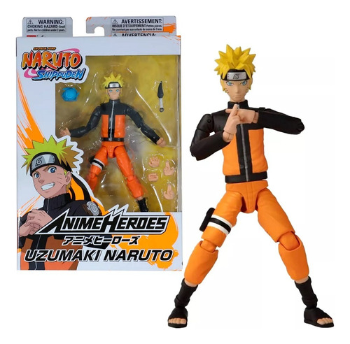 Muñeco Articulado De Anime Heros Uzumaki Naruto 15 Cm