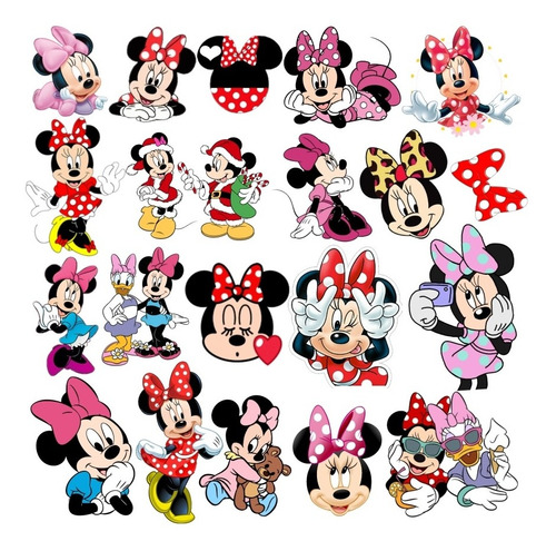 Stickers Minnie Disney Pack De 20 Unidades Surtidos