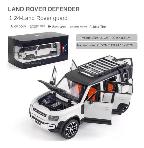 1:24 Land Rover Defender Simulation Children's Toy Car