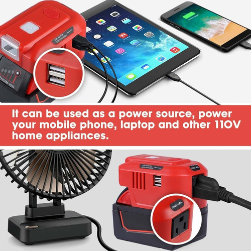 Fuente De Poder De 150w M18 Top-off Para Milwaukee 2846-20