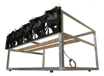 Comprar Rig De Mineração Para 6 Gpus E 4 Fans O Mais Barato Do Ml