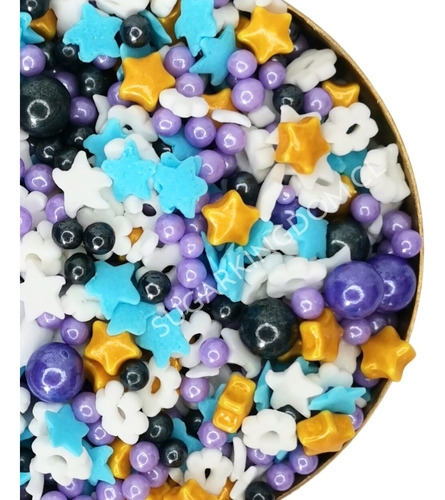 Sprinkles Comestibles 80gr Estrellas Para Repostería