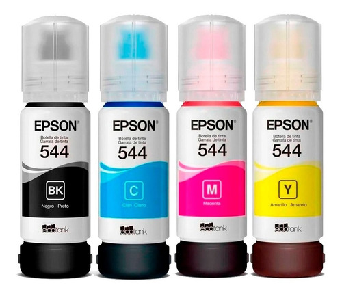 Imagen 4 de 5 de Botella Tinta Epson T544 Negro Ecotank L1110 L3110 L3150