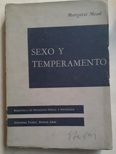 Sexo Y Temperamento - Margaret Mead