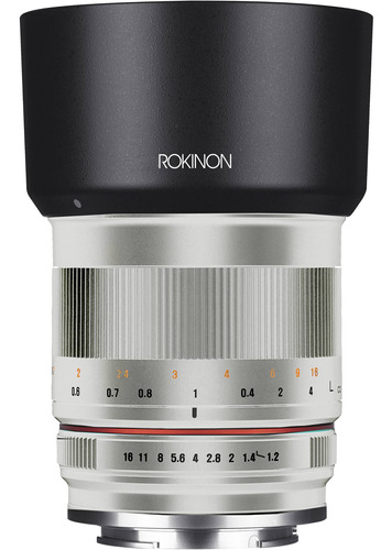 Rokinon 50mm F/1.2 Lente Para Fujifilm X (silver)