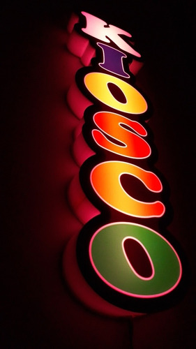 Cartel Luminoso Kiosco Rgb