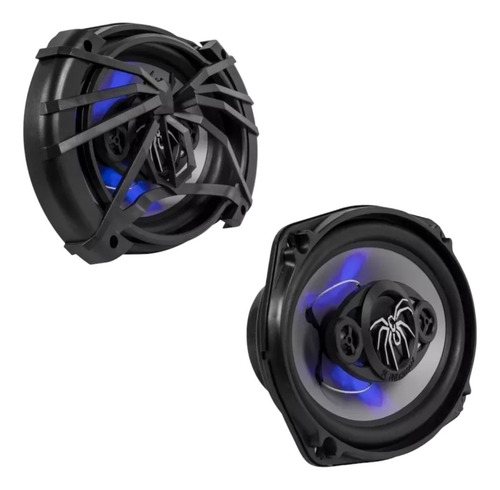Paquete De Bocinas Soundstream 6x9 + Tweeter Tws.7 Color Negro