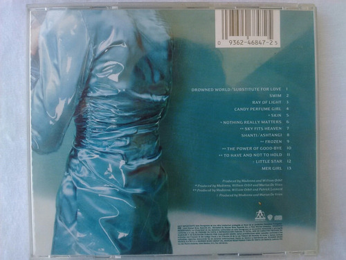 Madonna Ray Of Light Cd (Usado)