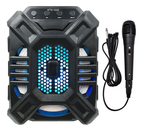 Bocina Bluetooth Recargable Karaoke Ktx-1222