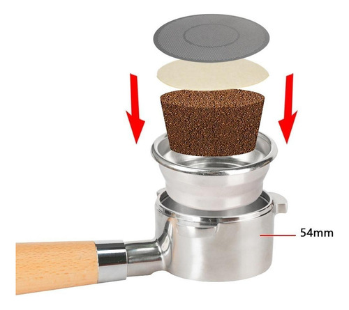 Filtro Reutilizable Para Cafetera Espresso Puck Conjunto A