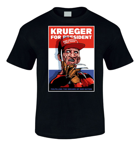 Camiseta Freddy Krueger Presidente Edicion Black Series 