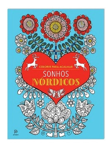 Imagem 1 de 1 de Livro Para Colorir Sonhos Nórdicos Anti Stress Editora Globo