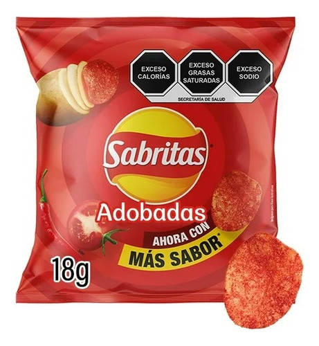30 Pzas Papas Sabritas Adobadas Mini 18 G