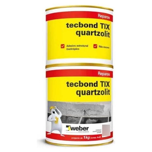 Adesivo Estrutural Tecbond Tix 1kg- Compound Quartzolit