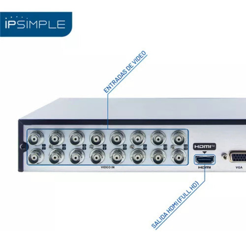 Hikvision Ds-7216hghi-m1 12v Grabadora - Pcingenieria