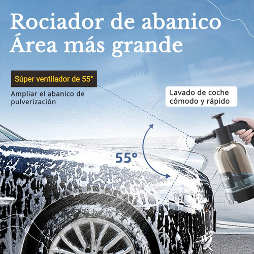 Pulverizador De Espuma Con Bomba De Lavado Manual De 2l