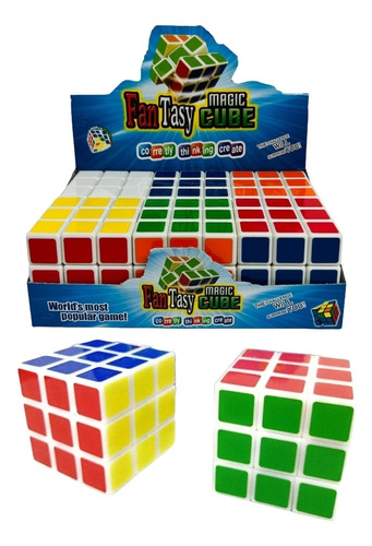 Cubo Rubik 3x3 Cube Juguete Rompecabezas Caja X 6 Und Piñata