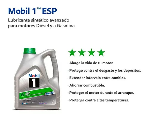 Aceite de motor de auto MOBIL 1™ ESP 5W-30