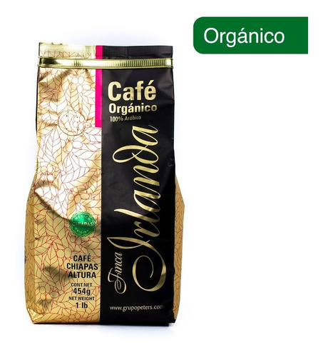 Cafe Organico Finca Irlanda 454g - 100% Arábica De Chiapas
